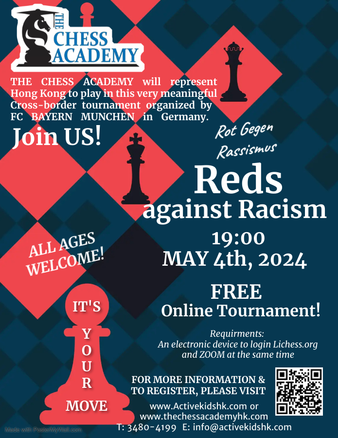 The Chess Academy x FC Bayern Munchen : “Reds against Racism” Online ...